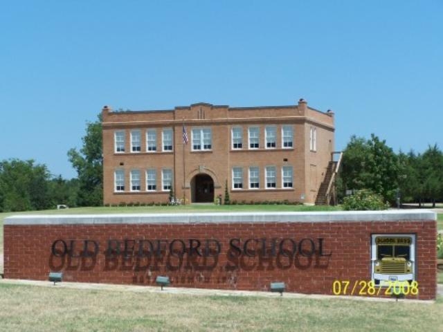 Old Bedford School.  Today, it belongs to the City of Bedford as a historical center.