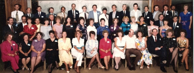 One of three group photos from the 1985 Reunion. (Carolyn Brown)