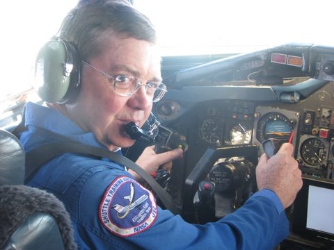 Bruce Arnold is a retired USAF pilot, who now works for NASA down in Houston.  He pilots a DC-9 jet used to train astronauts for weightlessness.