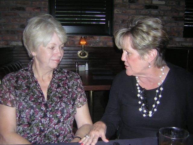 Susan Ulery and Paula Mikel.
(Steve Kinkade Memorial, July 2009)
