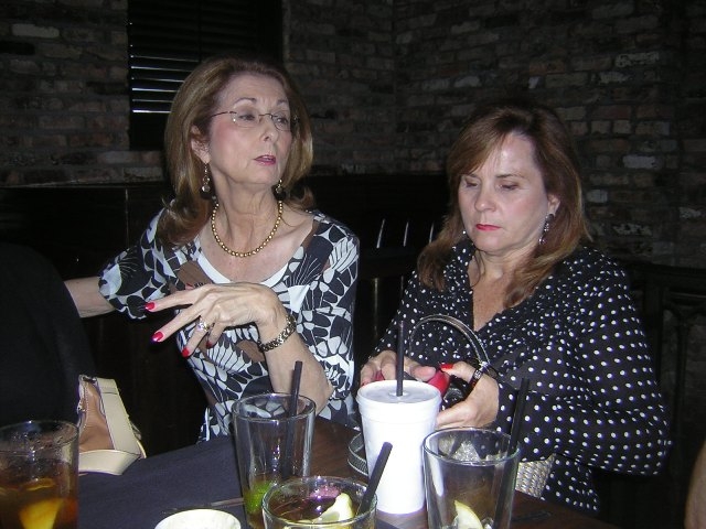 Sharon Russell and Dixie Souder.
(Steve Kinkade Memorial, July 2009)